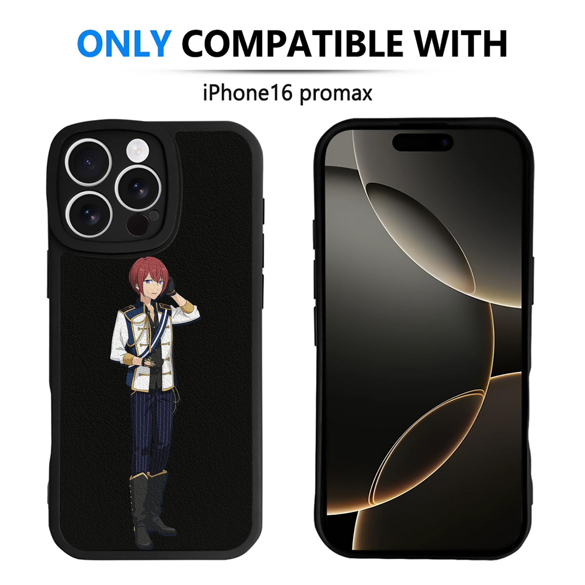 （画像用） あんさんぶるスターズ! Ensemble Stars 【iPhone 16シリーズ対応】シリコンスマホケース（レザー調） 材質：シリコン